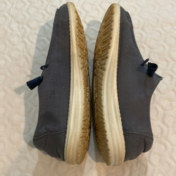 Hey Dude Wendy Chambray Navy White Women’s Size 9 Casual Shoes Cozy Summer - Picture 5 of 6